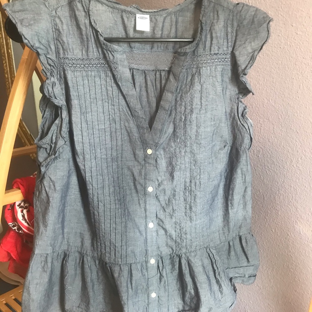 Old Navy Peplum Blouse